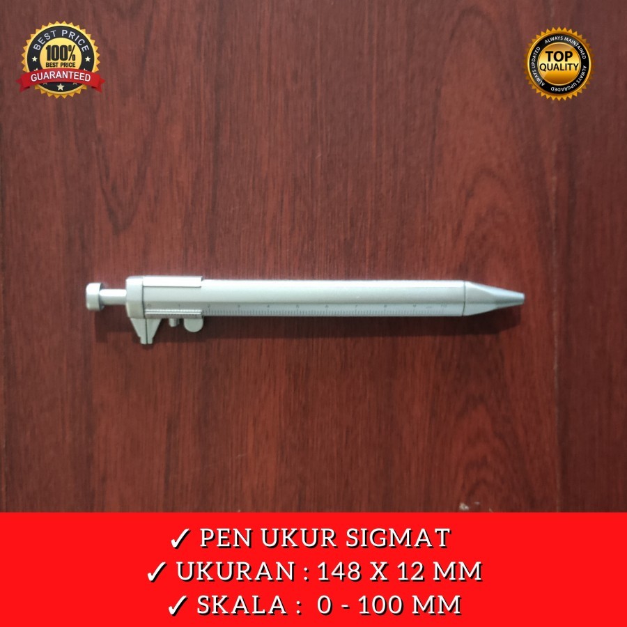

Pen Ukur Sigmat Ballpoint Multifungsi Measuring Tool Scale Ruler Pulpen Jangka Sorong Pena Sigmat Vernier Caliper Pen Tulis Mistar Ukur