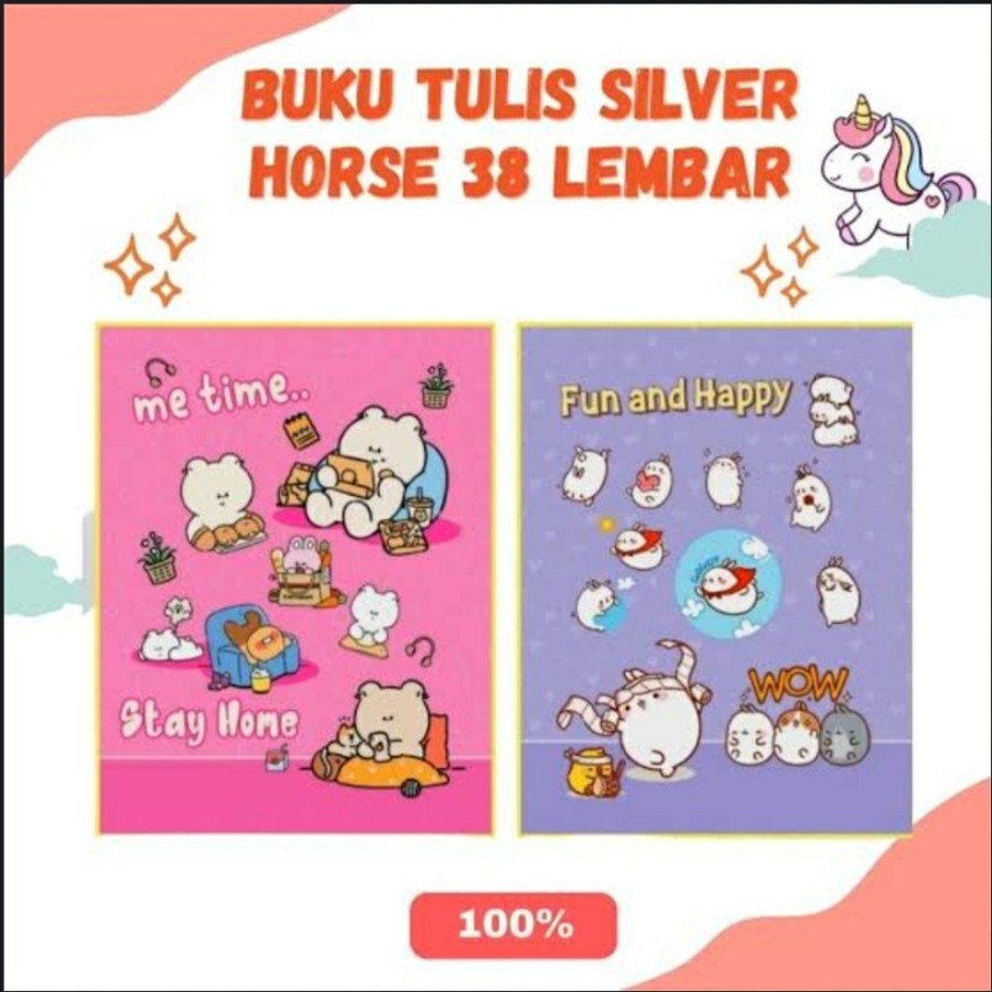 

BUKU TULIS 38 SILVER HORSE