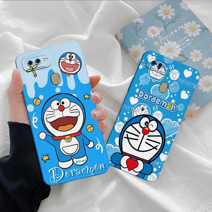 [GC022] Case OPPO A5s/A7/A12/A11K/F9/REALME 2 PRO/A3S/A1K/REALME C2 Motif DORAEMON - Case Kekinian
