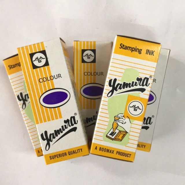 

[ PCS ] Tinta Stempel / Stamp Pad Ink / Isi Bak Stempel YAMURA Kecil 27ml 5 jenis warna