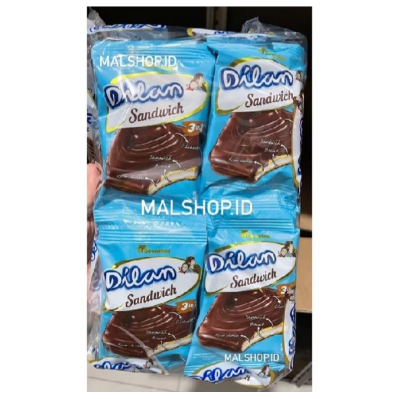 

Dilan Sandwich 1 renceng isi 10pcs | Biskuit dilan sandwich coklat 1 renceng sandwich dilan wafer | READYSTOCK | a2putmah_official.store