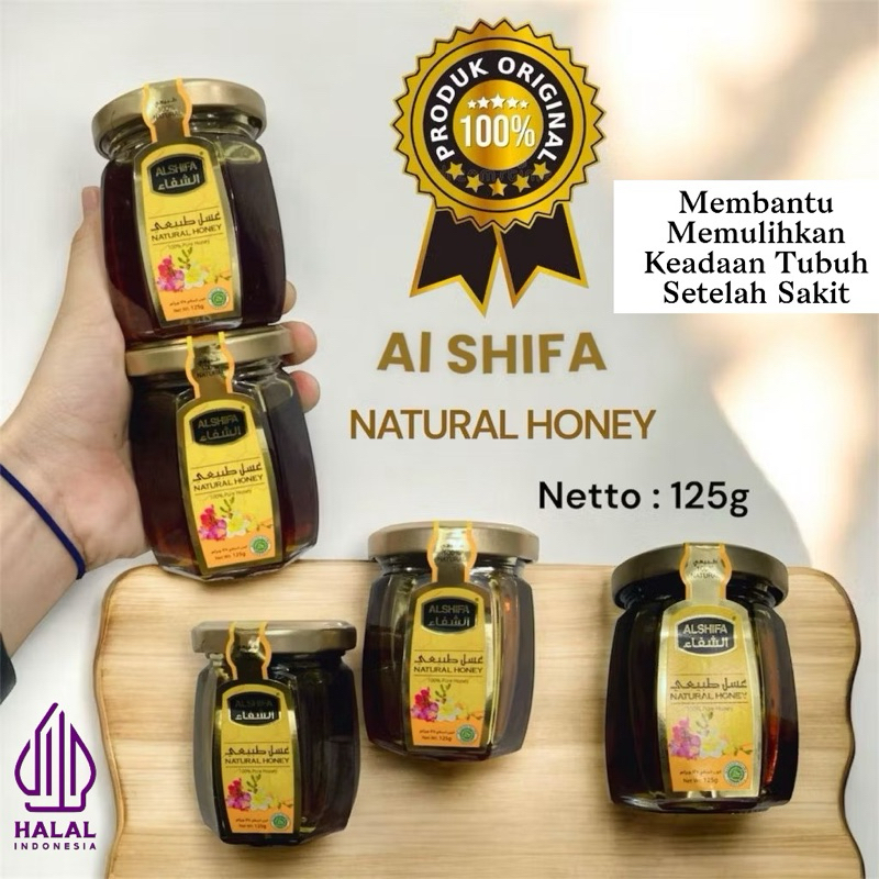 

(COD) 1Botol Madu Murni Alshifa 125 Gr | Madu Untuk Memulihkan Tubuh Setelah Sakit