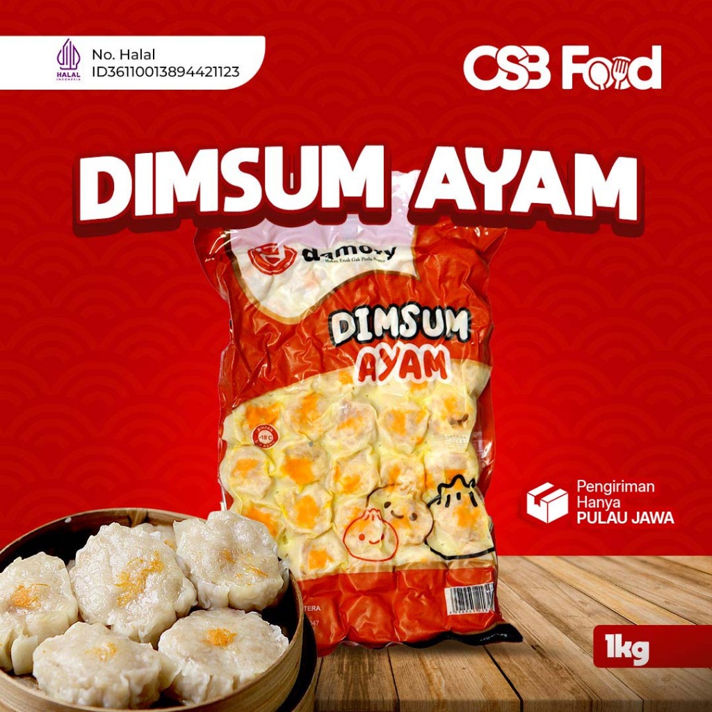 

Dimsum Ayam 1 Kg 40 pcs OSB Food Frozen Food Halal