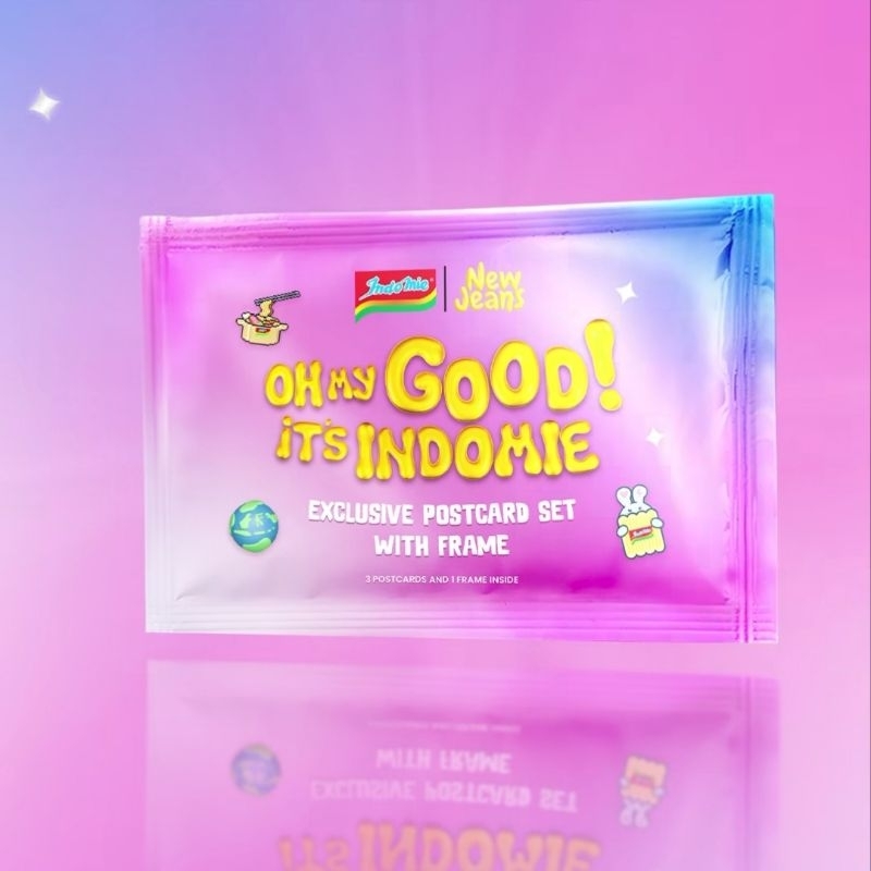 

OFFICIAL Indomie X New Jeans 1 set free postcard