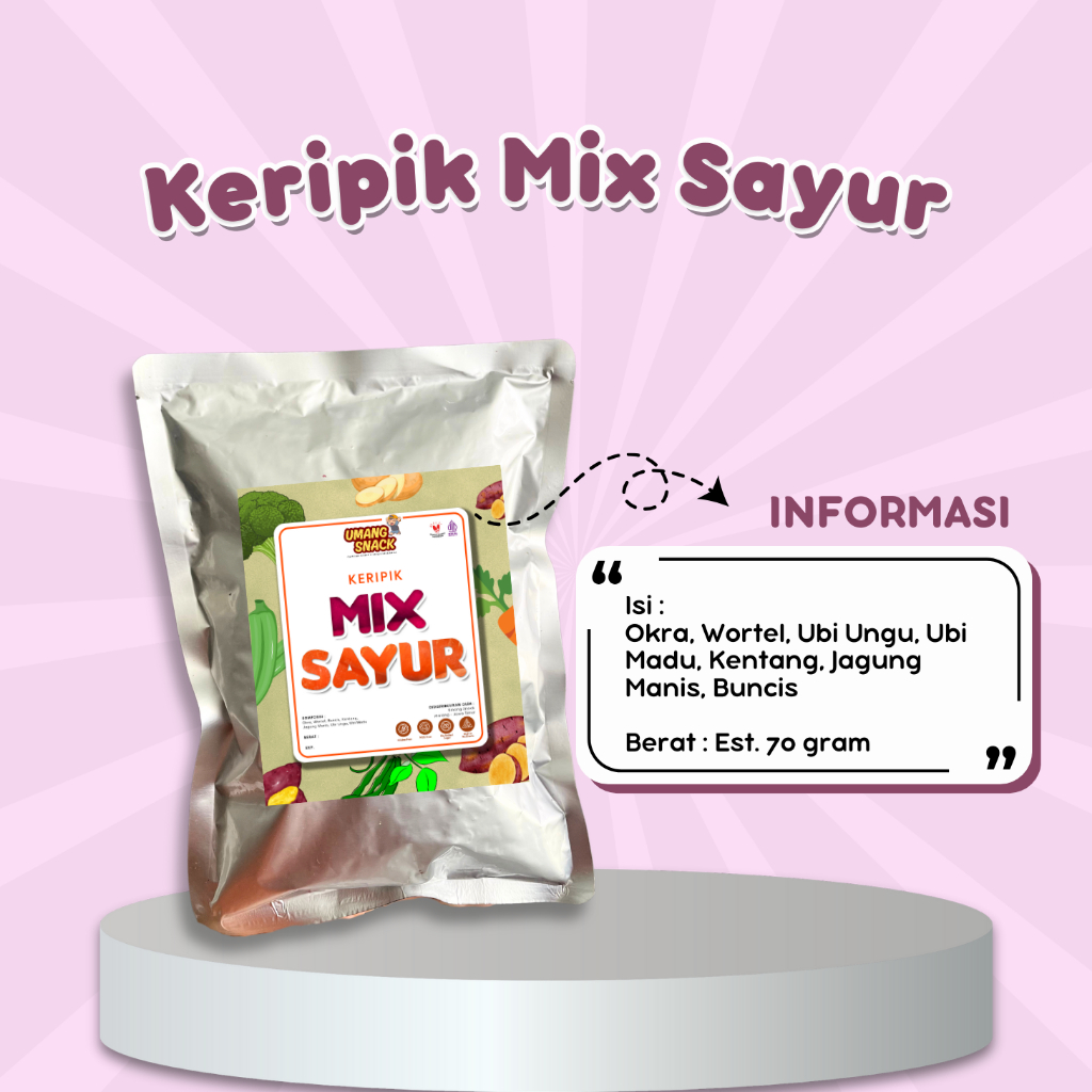 

Lezatoz_Genz Njajansehat - Keripik Mix Sayur Keripik / Mix Buah Oleh-Oleh Malang Viral