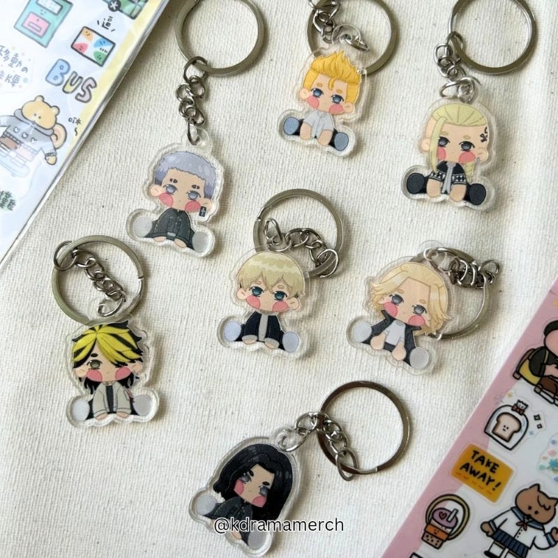 TOKYO REVENGERS KEYCHAIN ANIME / MANGA / FANKIT / KEYCHAIN AKRILIK / KEYCHAIN ACRYLIC / GANTUNGAN KU