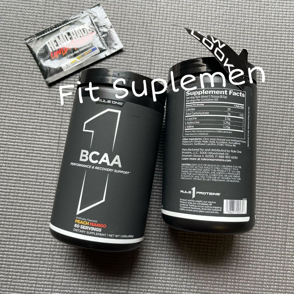 Rule 1 Bcaa 60 Serving Ruleone rule1 powder bubuk rule one 60servings r1 ruleone bcaas 60serv