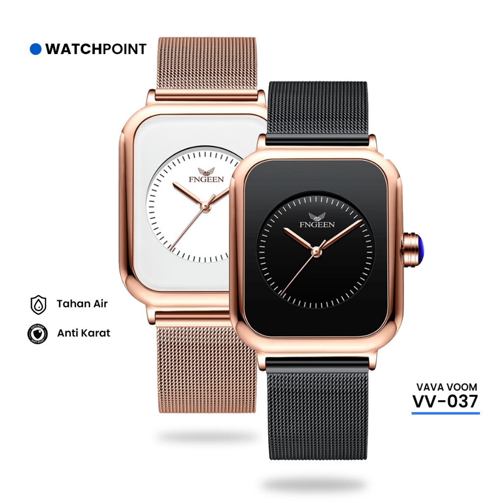 WATCHPOINT VV-037 | VAVA Voom Jam Tangan Wanita Original Mode Bisnis Display Kuarsa Jam Wanita Tali 