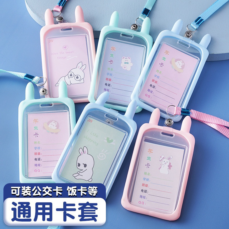 

Gantungan Nametag Kartu Motif Telinga Kucing dan Telinga Kelinci / Card Holder Akses MRT Busway E-Money (VAL)