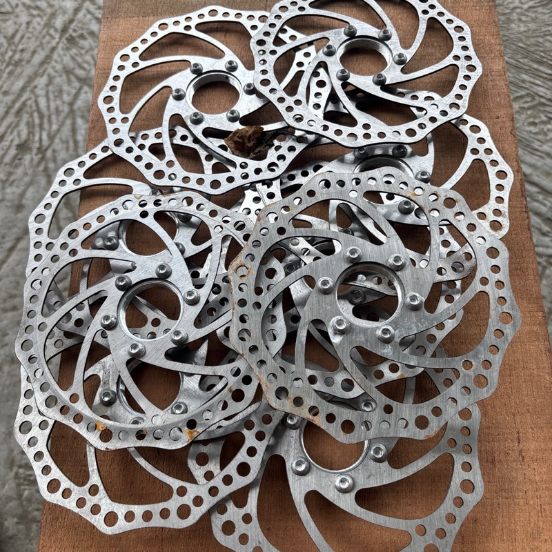 BEKAS ada KARAT rotor piringan cakram 160 model drat sepeda bmx lipat minion federal mtb