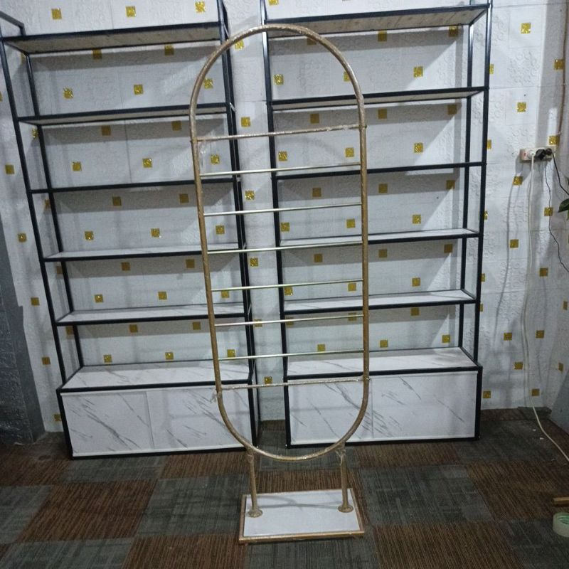 rak jilbab Minion lebar 50cm tinggi 180 8susun