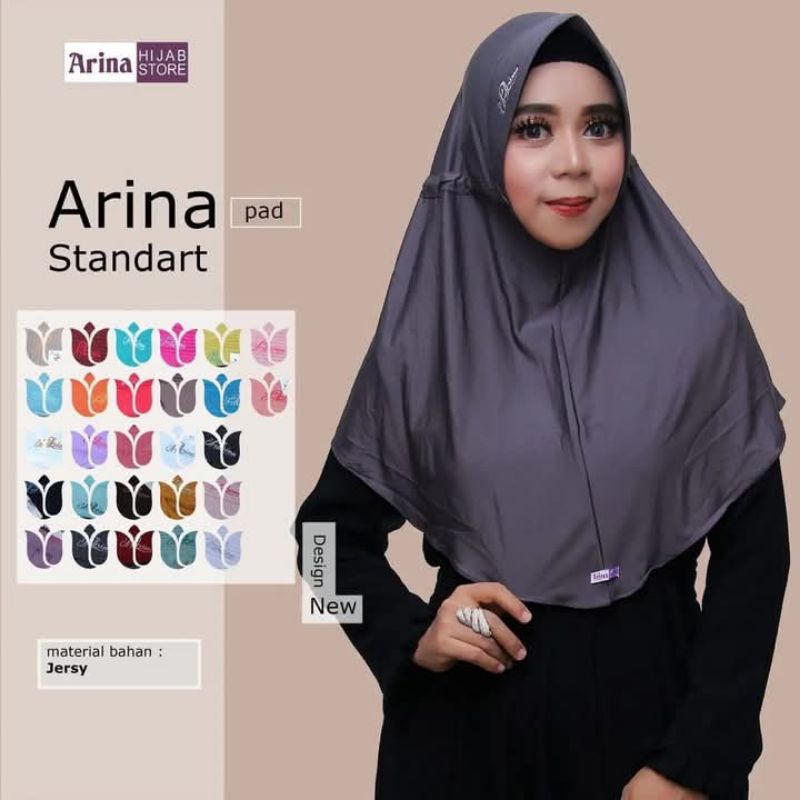 kerudung serut standart ARINA/bergo hamida ARINA/marissa sport/ hijab arina