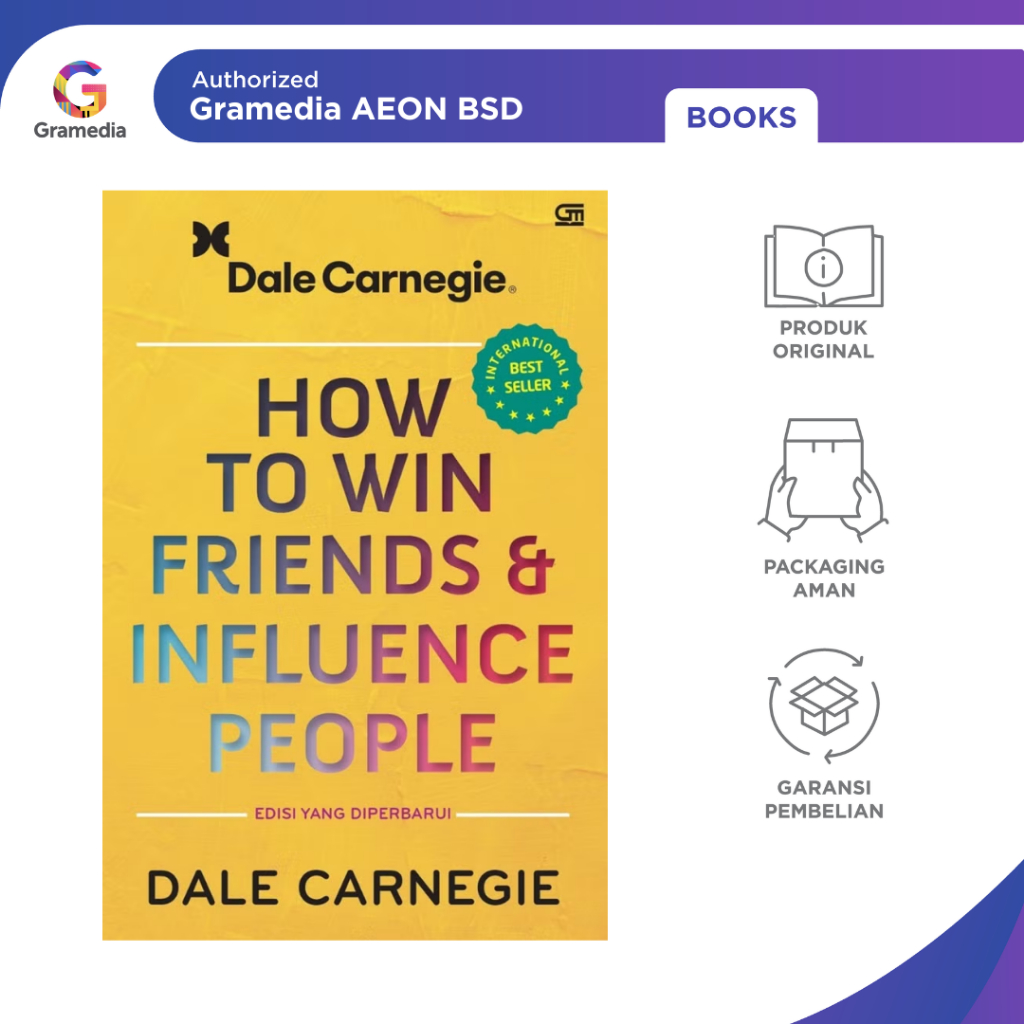 GRAMEDIA BSD CITY - How to Win Friends and Influence People - Gramedia Pustaka Utama