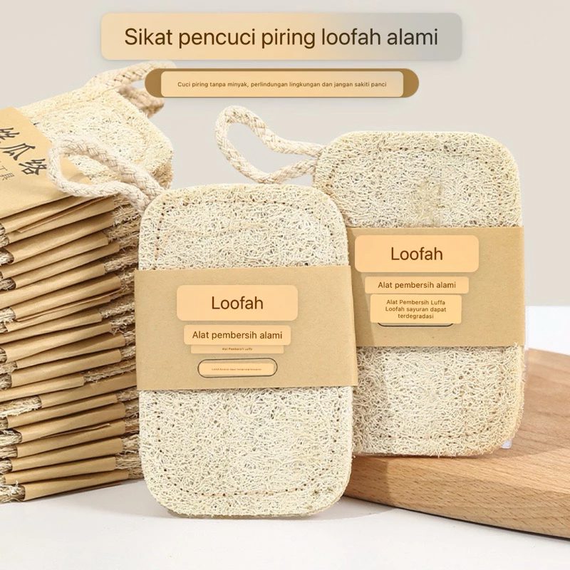 Sabut Cuci Piring Spons Loofah Sponge Jaring Oyong Gambas /Spons Oyong Kering / Spons Cuci Piring Da