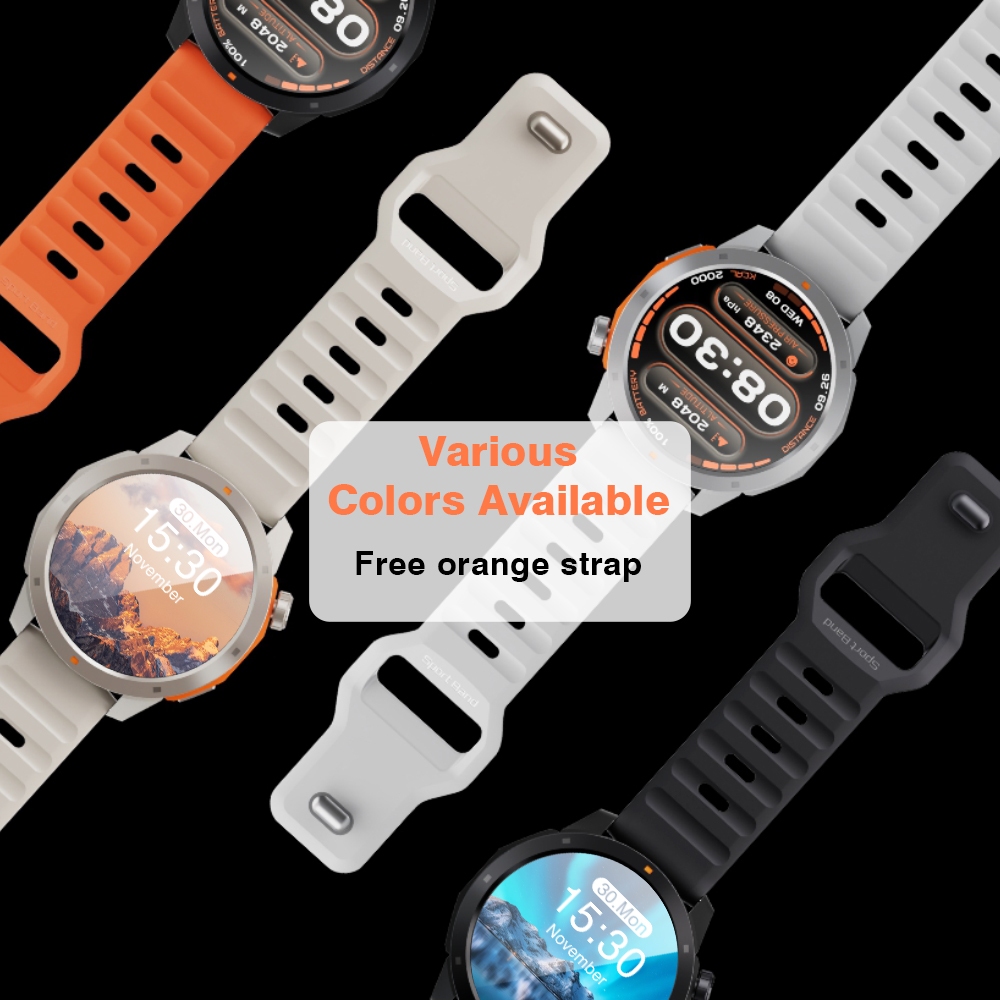 Terbaru GpsAolon Navi R3 Jam Tangan Smartwatch Gps Map Amoled Aod Display Smart Watch Pria Original