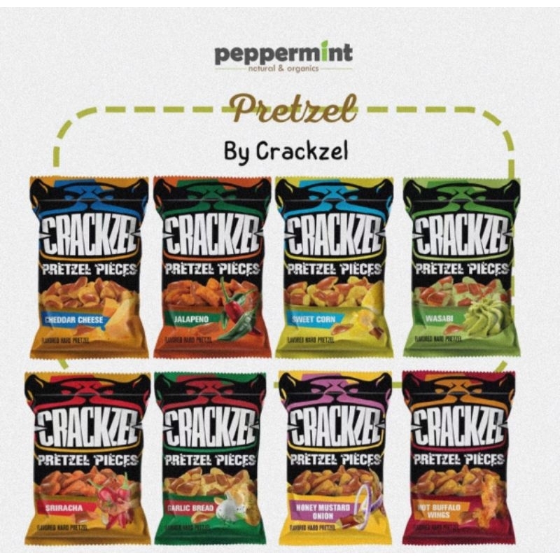

Crackzel Pretzel Pieces Snack Ringan 85 Gram All Varian Rasa
