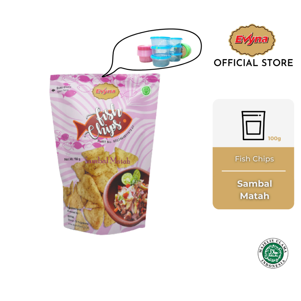 

Evyna Food Fish Chips Sambal Matah