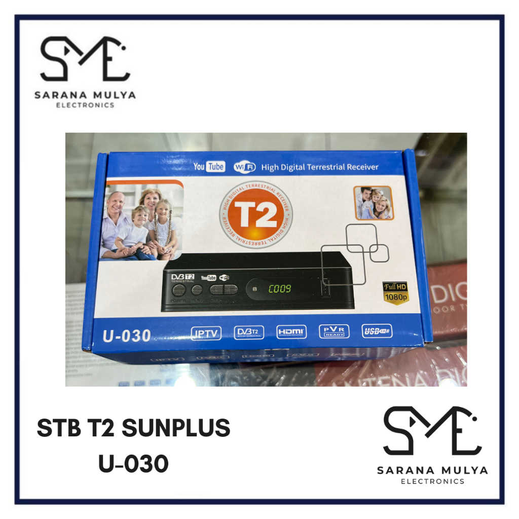 STB T2 SUNPLUS - SET TOP BOX TV ANALOG DIGITAL T2 TERMURAH