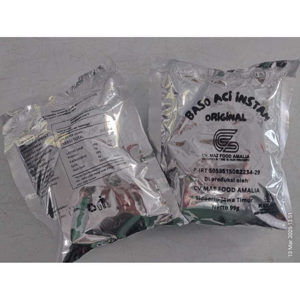 

PAKET 10 PACK BAS0 ACI INSTAN ORIGINAL MAZFOOD HOME MADE