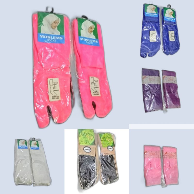 Kaus Kaki Muslimah Polos - Jempol