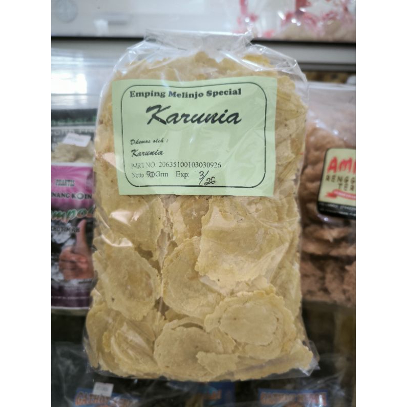 

Emping Melinjo Spesial Karunia 500gr