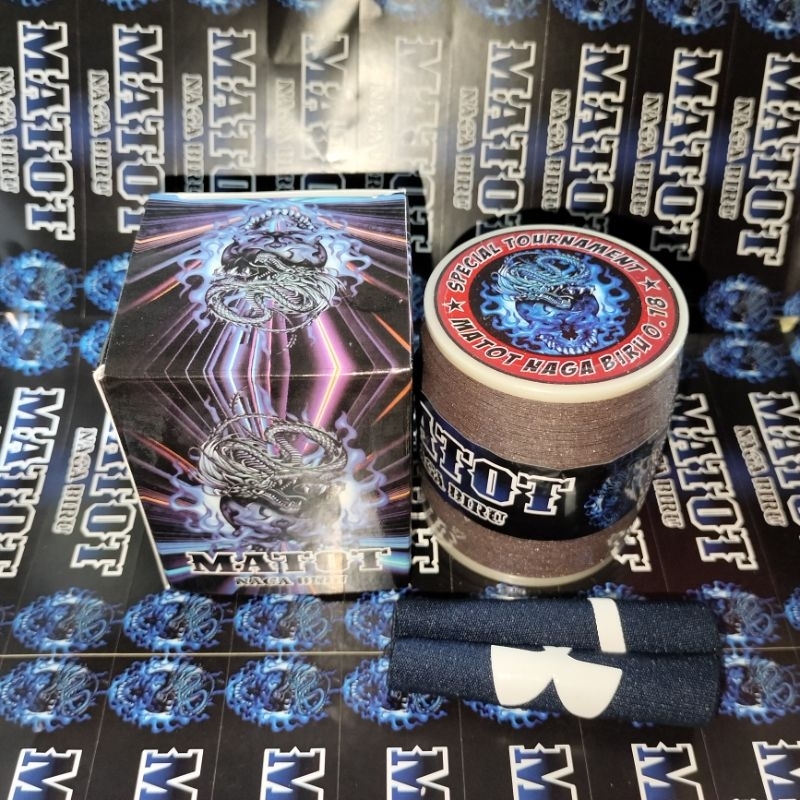 Gelasan matot 0.18 naga biru box+ pelindung jari 2000 yard