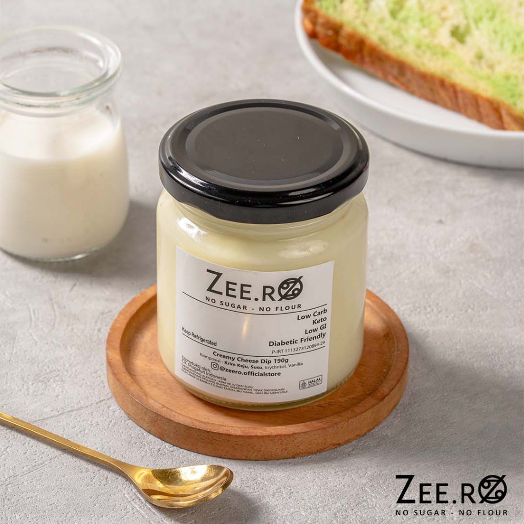 

Zeero Creamy Cheese Dip / No Sugar / Low Carb/ Keto / Diabetic Friendly