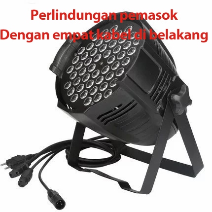 3W lampu panggung par 54 LED lampu panggung led par disco par full colour