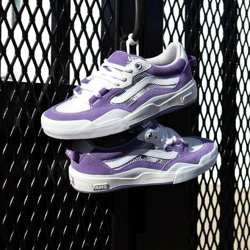 VANS WAYVEE 2 SKATE PURPLE TRUE WHITE