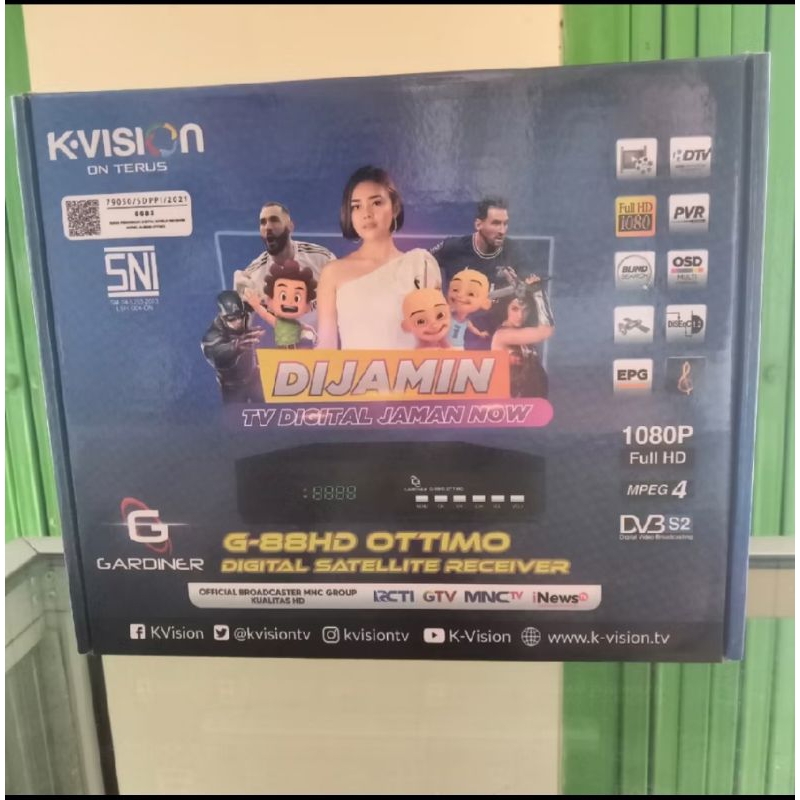 Receiver Gardiner Ottimo biru K Vision