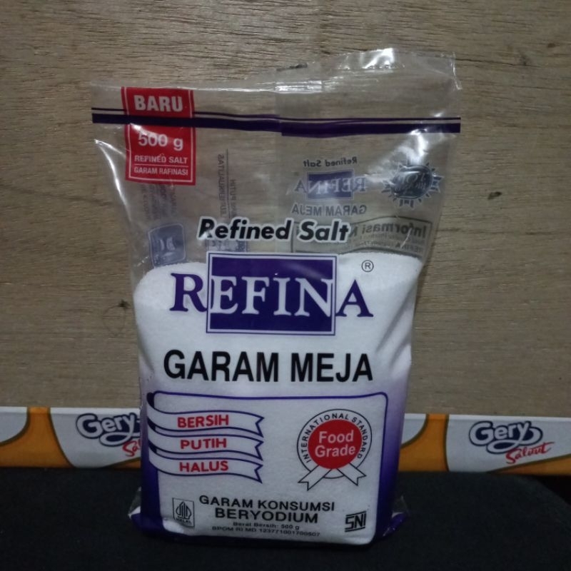 

Refina garam meja 500gr