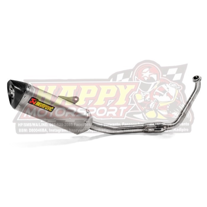 Knalpot Akrapovic Yamaha R15 V3 Racing Line Full System