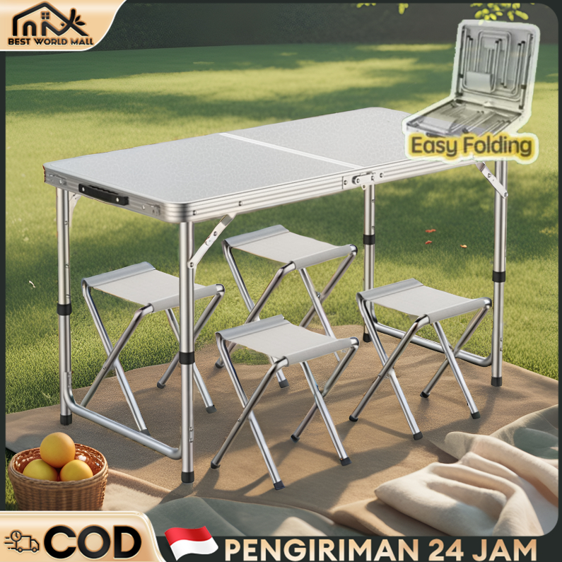 Meja Lipat Meja Koper Portabel Aluminium Meja Lipat Portabel Meja Lipat Jualan Meja Camping Meja Lip