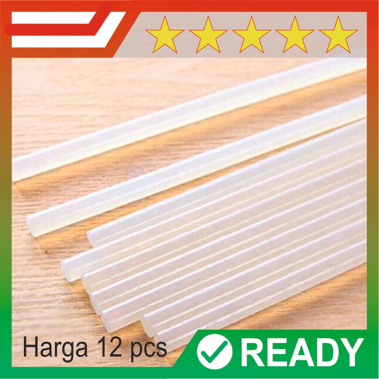 

Lem Tembak / Bakar Isi Ulang / Refill Kecil Panjang Glue Gun 7 mm 12 pcs