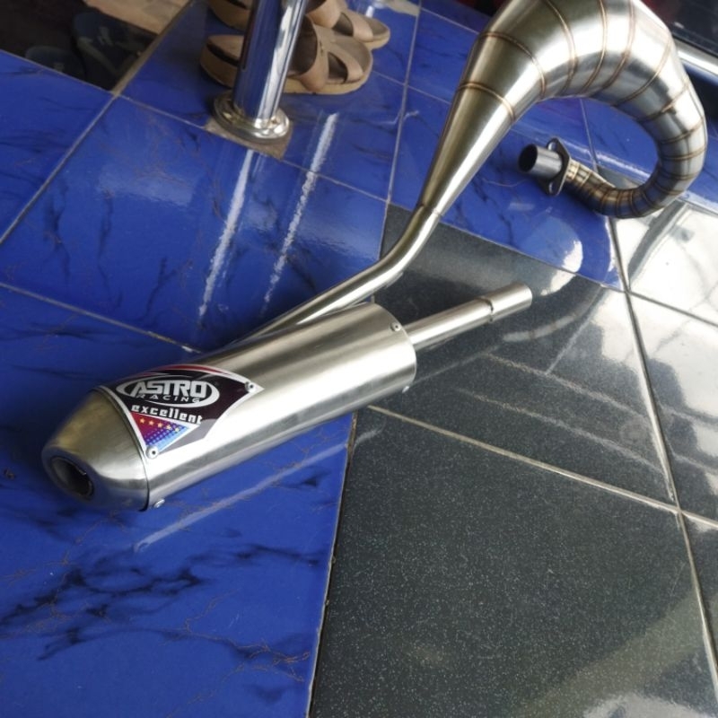 knalpot satria trail Stainles steel pnp rangka KTM KLX rangka ori