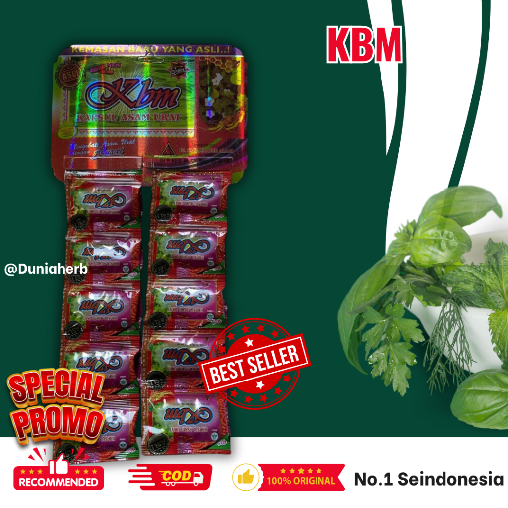 

Kapsul KBM Renceng 20 Sachet Original 100%