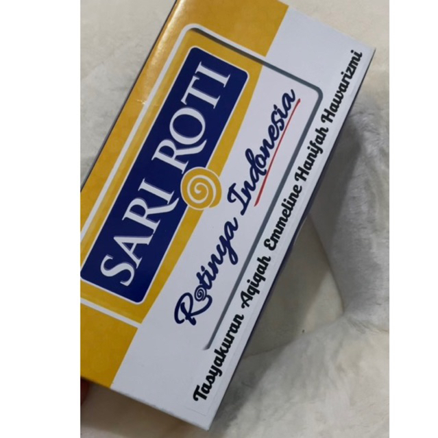kardus box sari roti custom