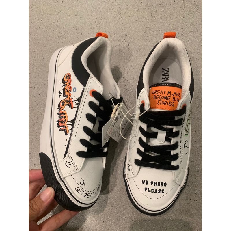zara kids sepatu sniker anak cowok keren mewah originalstore |jastip_titipoutfitsby