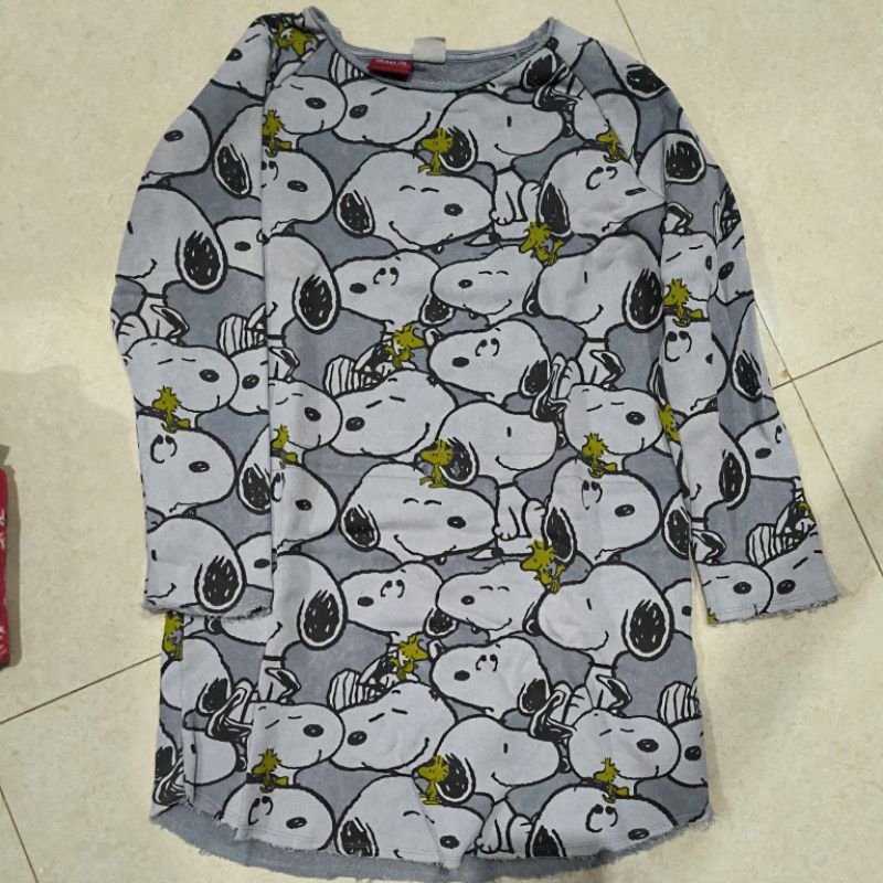 baju pakian jacket sweater cewek girls perempuan snopy snoopy peanuts zara size 13 14 tahun