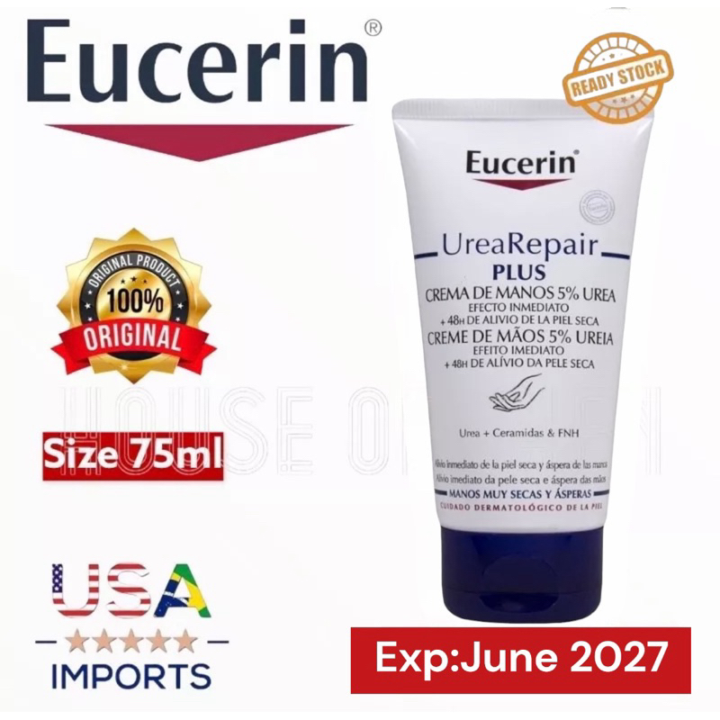 EUCERIN UreaRepair Plus 5% Urea Hand Cream 75ml