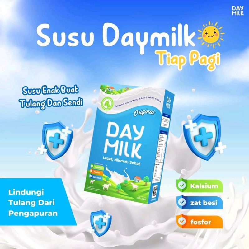 

Susu Kambing Daymilk Original/Susu Bubuk Kambing Daymilk/Daymilk Susu Kambing Etawa Murah BPOM HALAL 200 gram