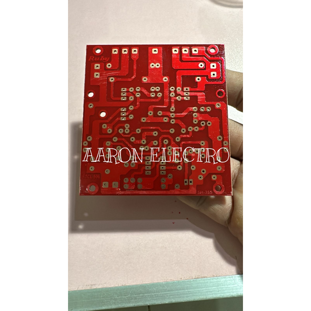 PCB SOCL 506 RED PCB 506 MERAH SEMI FIBER RUBY PCB TRANSISTOR PCB RESISTOR PCB DIODA