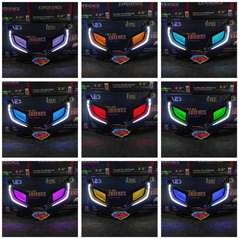 LAMPU ALIS DRL LAZY EYES BILED NMAX NEW 2020-2024 ARKILIK RAPI ALIS NMAX NEW FRAME ALIS LAZY BILED D