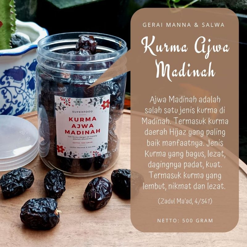

Kurma Ajwa Madinah 500 gram
