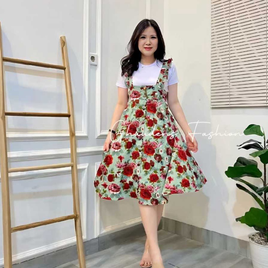 Gila baju kodok wanita korea style Overall wanita The Rose Ruffle baju kodok wanita