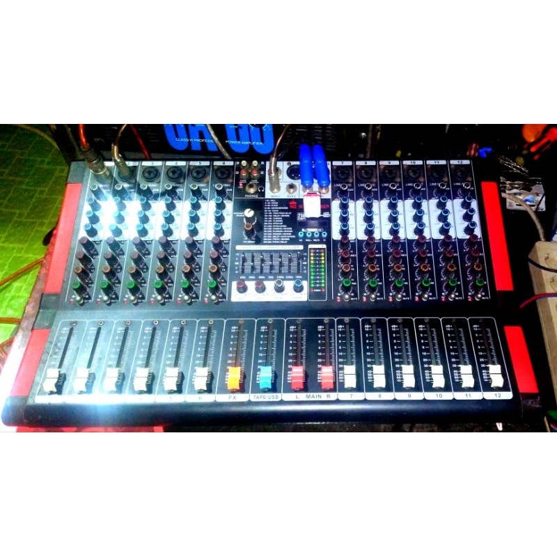 mixer soundqueen mini 12chanel second kondisi unit istimewa