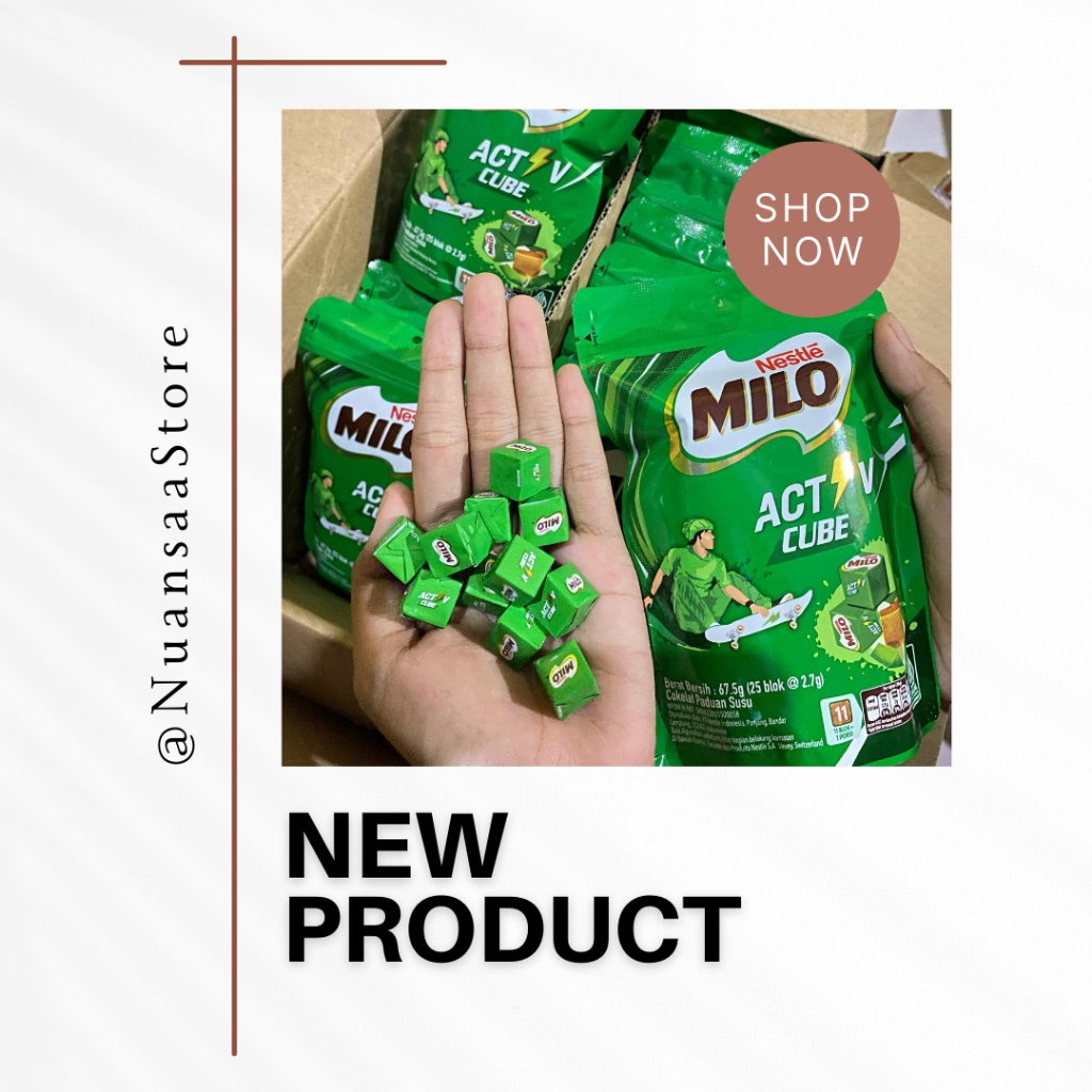 

Milo Energi Actv Cube 25pcs dan 50pcs