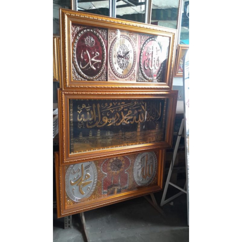 jam kaligrafi jumbo kaca