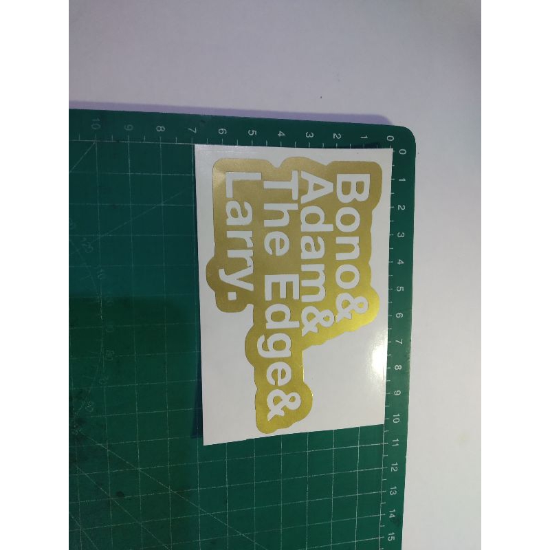 

stiker cutting u2