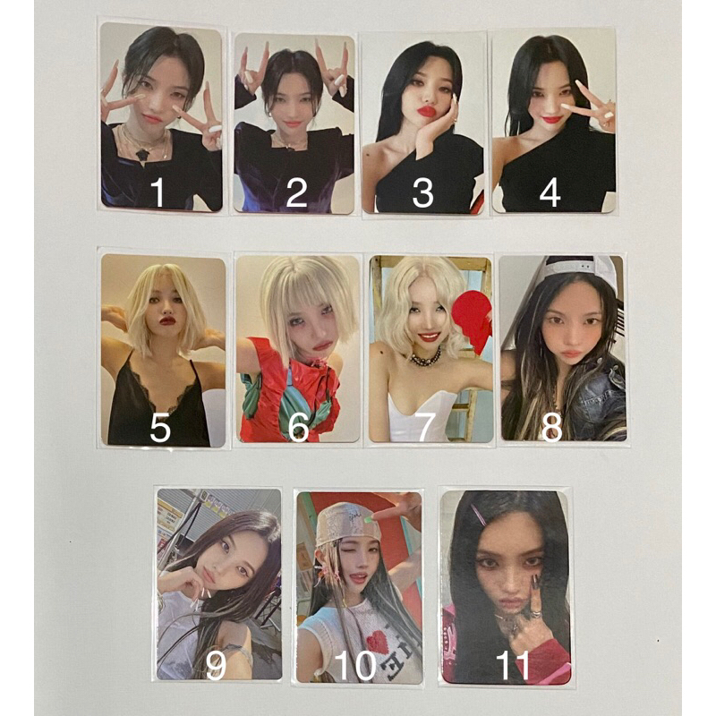 Soyeon (G)I-DLE Official Photocard PC Album POB Concert MD I Never Die Tomboy Just Me Idle I Love Sw